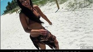 Sexy little Latina is picked up & fucked porn video