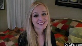 Dagfs - Tight Blonde Babe Screams During Doggy Style Sex porn video